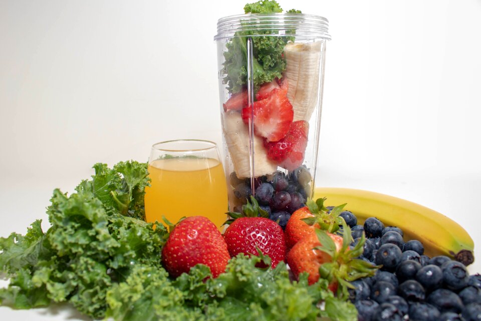 Bananas strawberries fruit