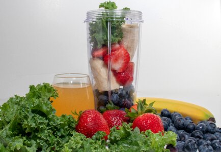 Bananas strawberries fruit