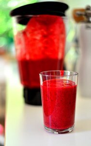 Healthy fruit drink photo