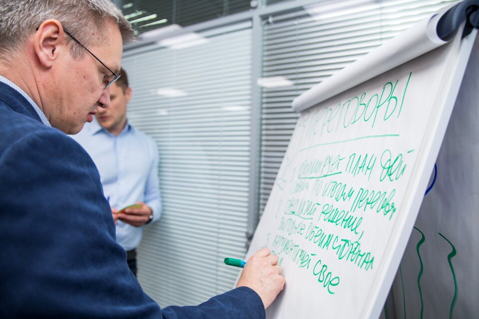 Corporate company discussion