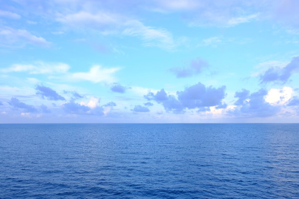 Ocean nature clouds