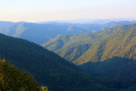 Nature mountain panorama photo
