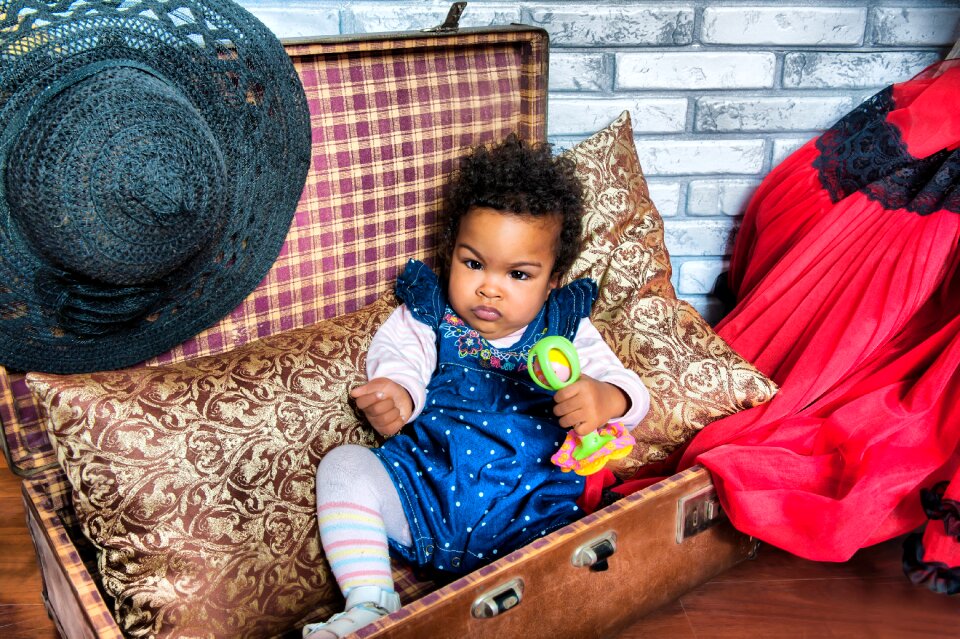 Mulatto kids portrait