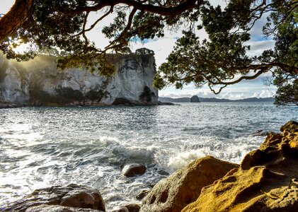 Sea sky scenic photo