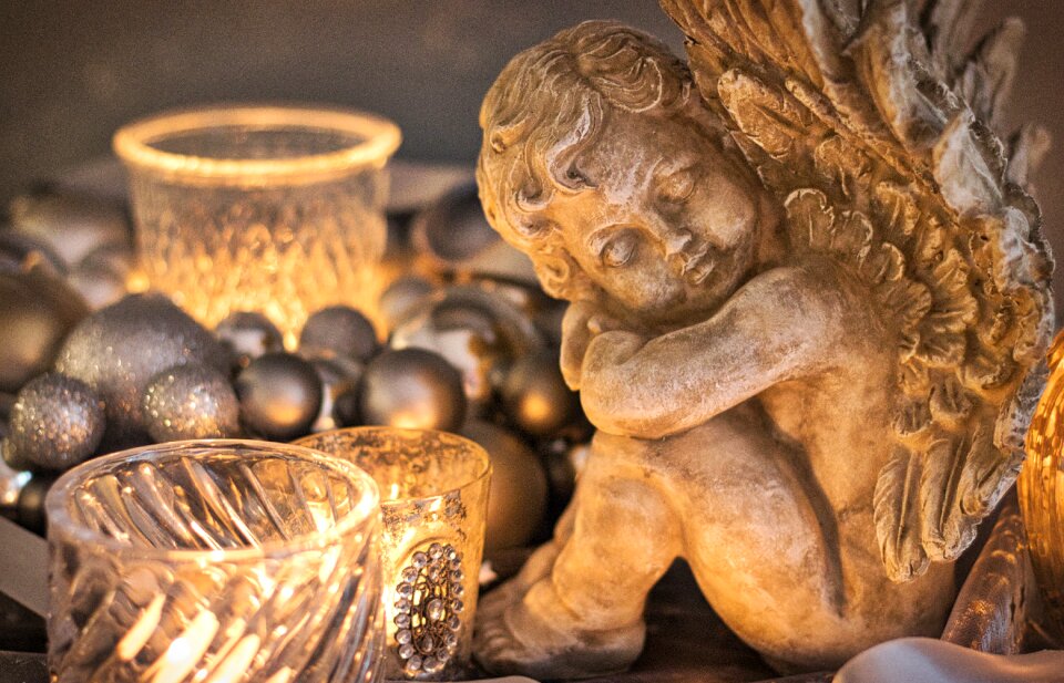 Christmas greeting decoration christmas angel