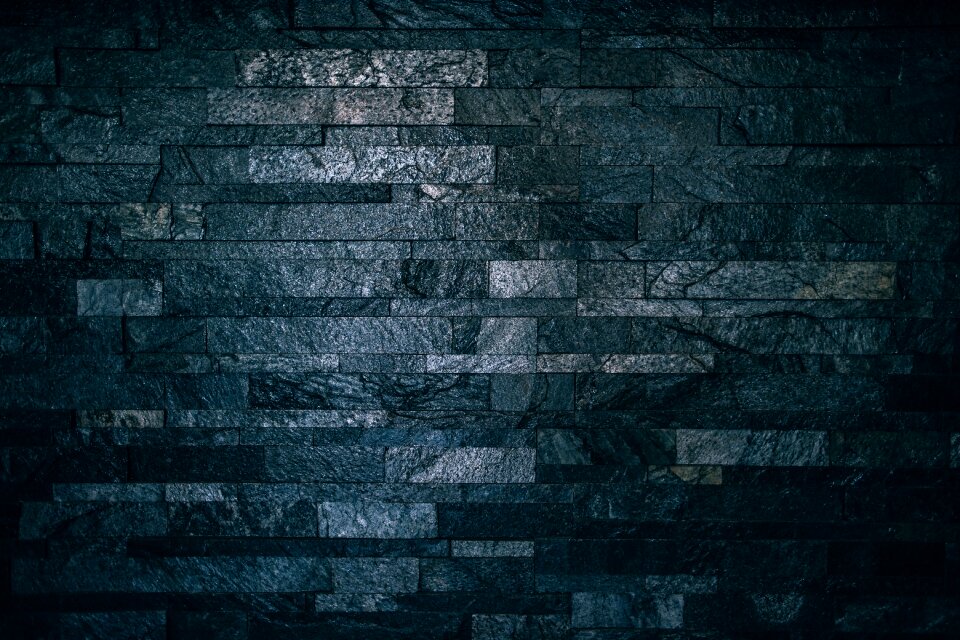 Black brick texture
