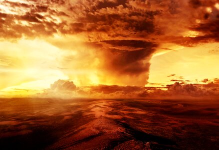 Sky sun hurricane