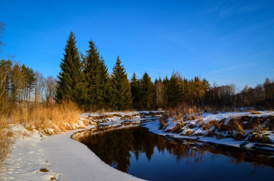 Snow russia nature