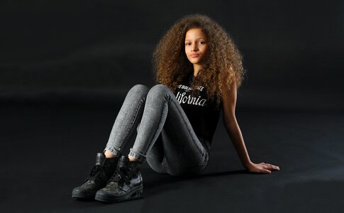 Fashion portrait young