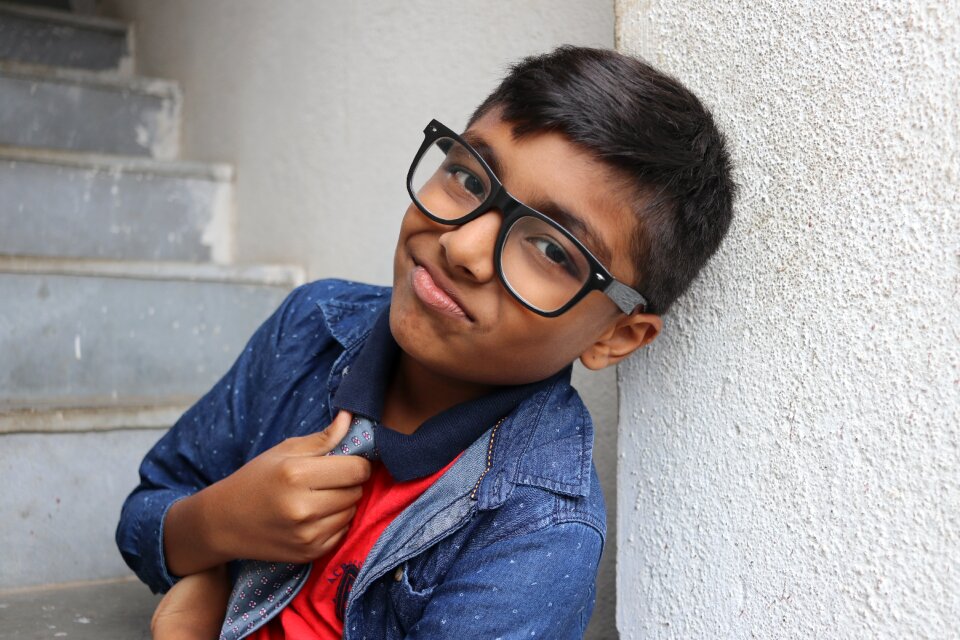 Handsome little youth