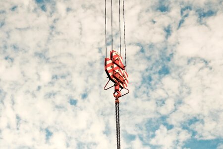 Site sky crane arm