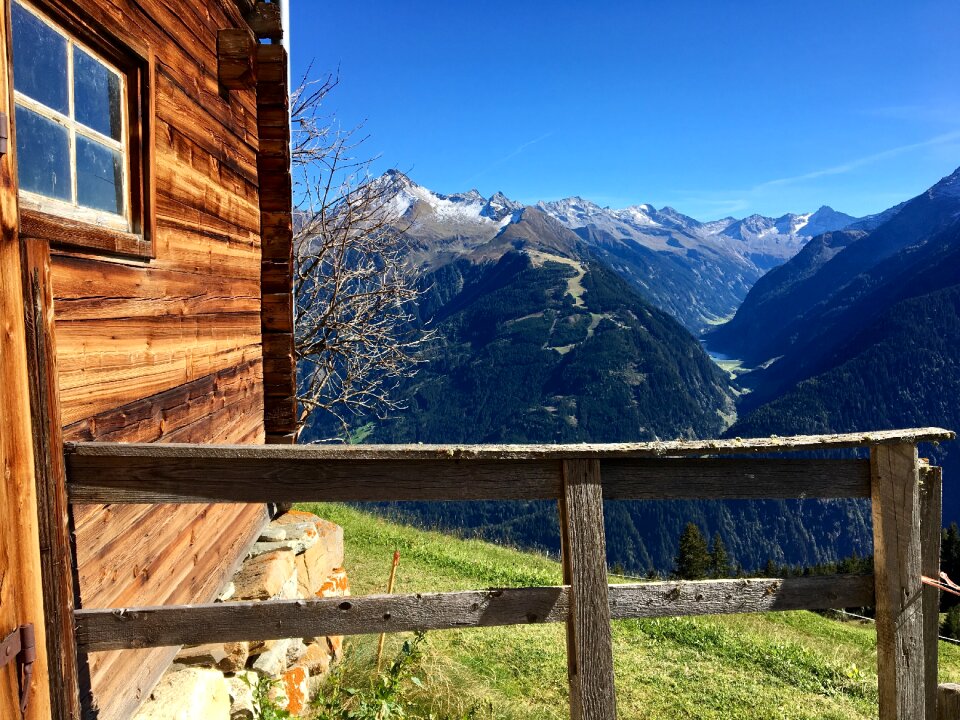 Alp summer autumn