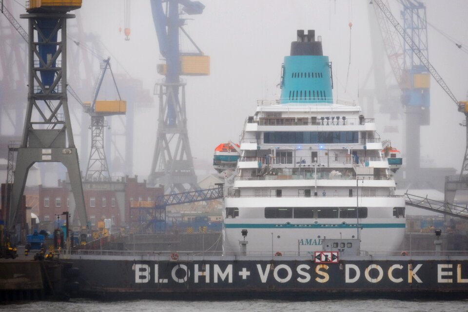 Cruise ship ozeanriese repair