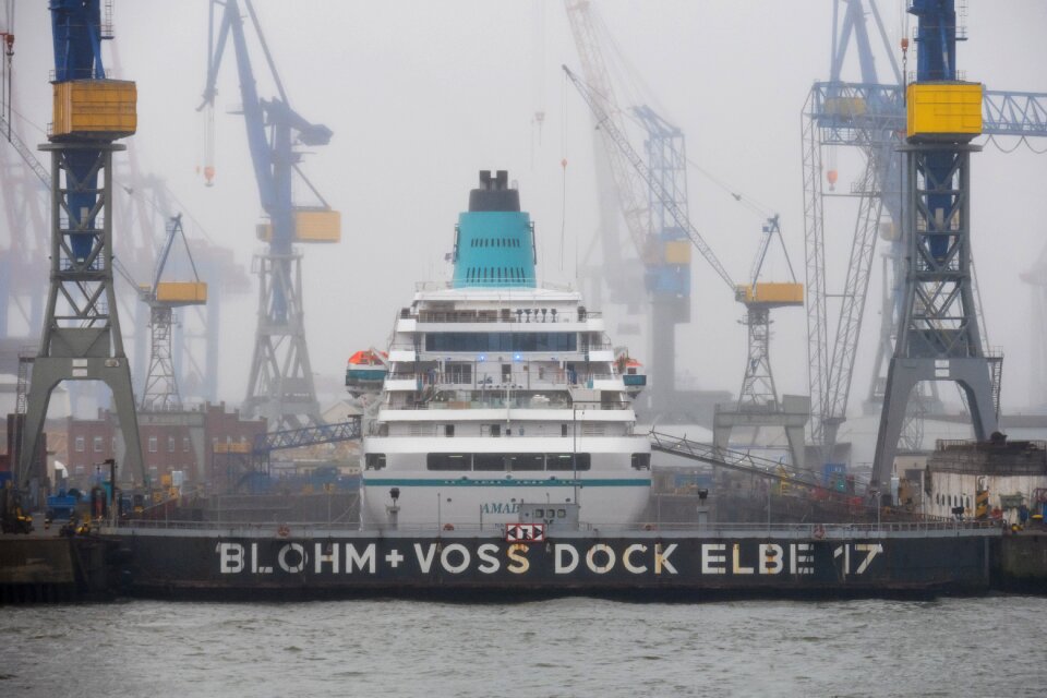 Cruise ship ozeanriese repair