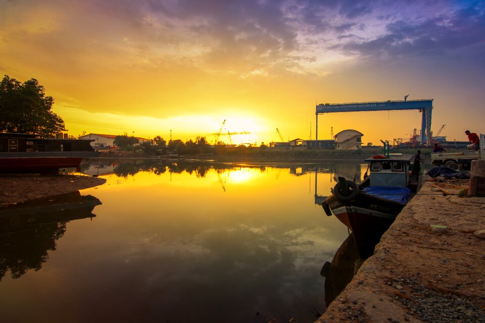 Dawn dusk landscape