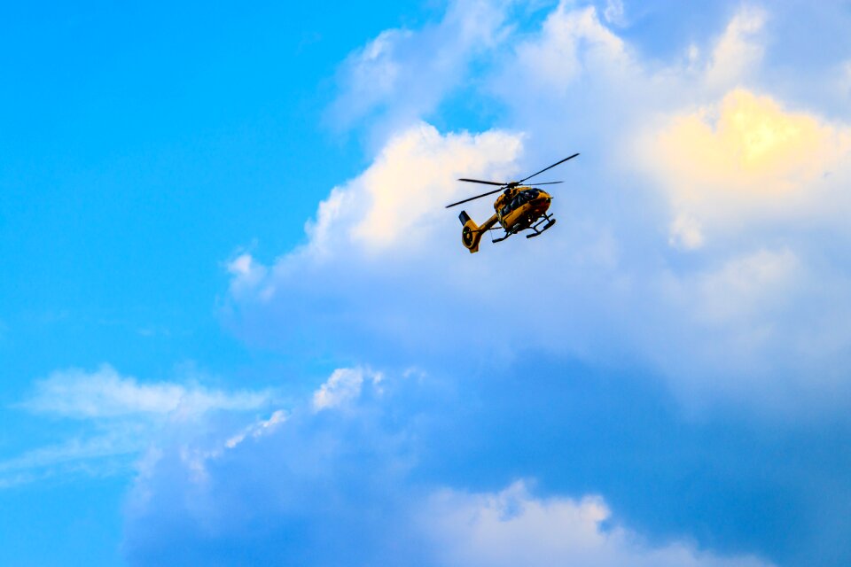 Flying doctor on call rescue