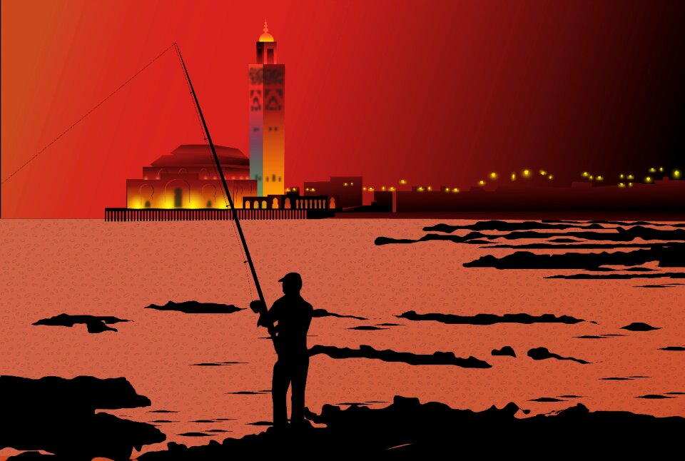 Free image landscape fishing