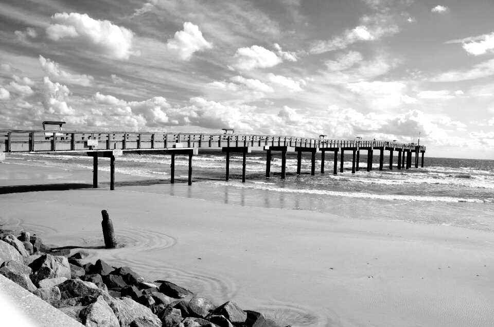 Fishing pier pier ocean