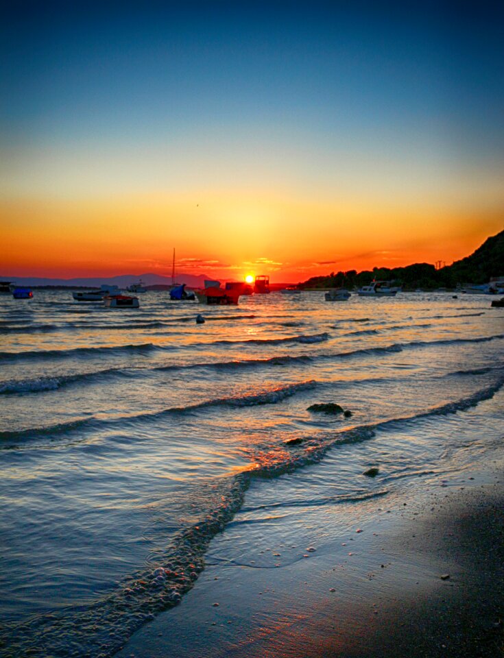 Nature sunrise landscape