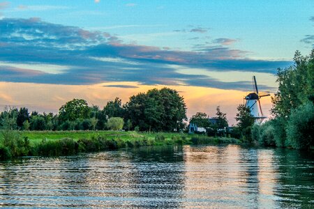 Mill river landscape