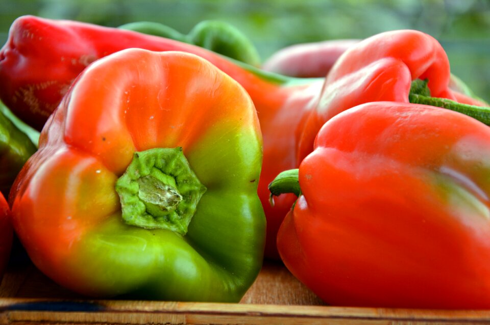 Vegetables sweet peppers food