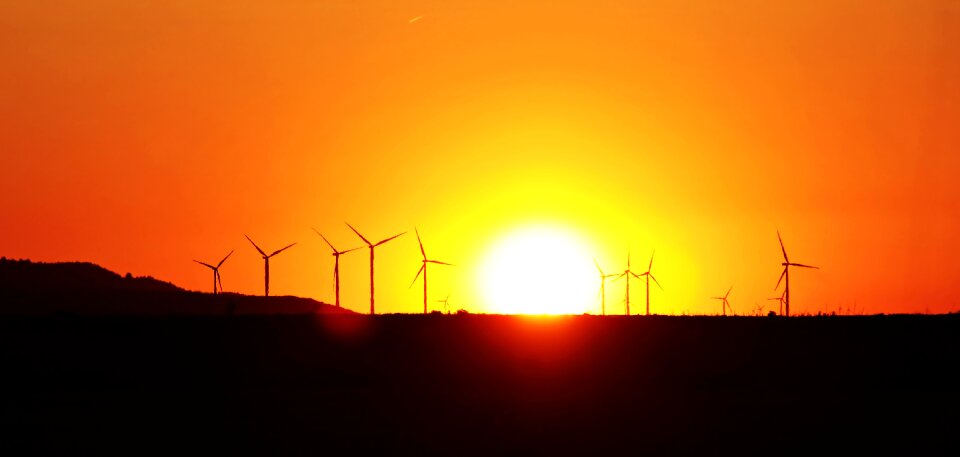 Wind power energy nature