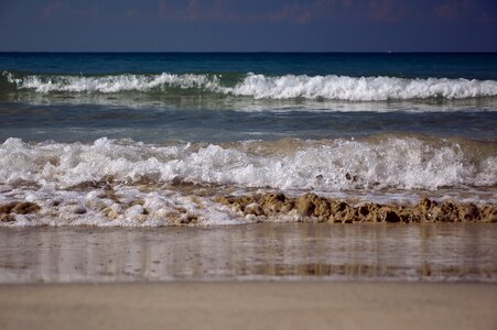 Water beach sand photo