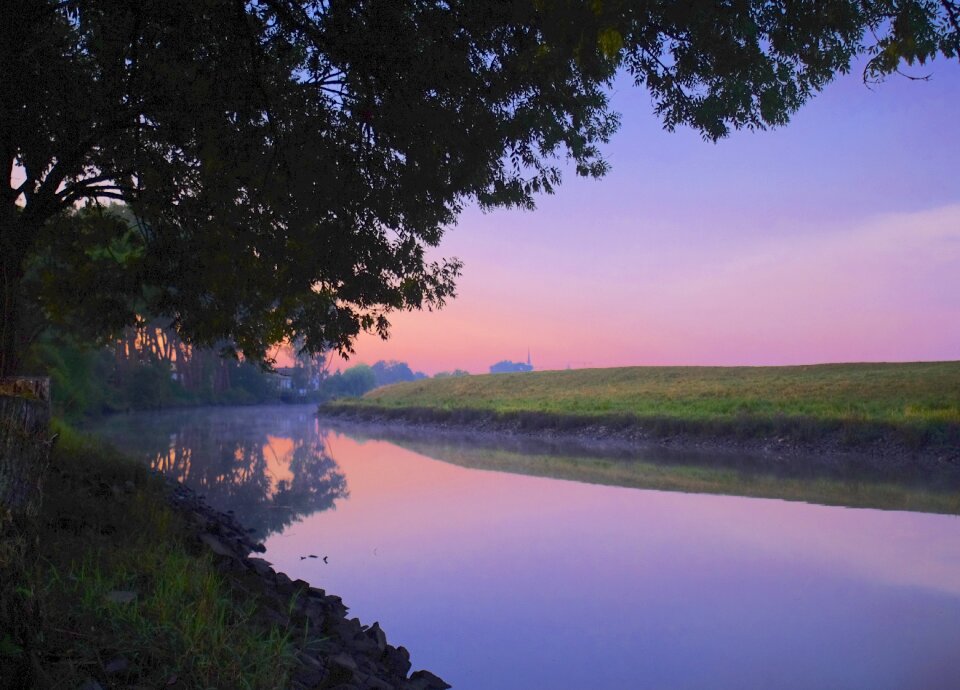 Landscape morgenstimmung river