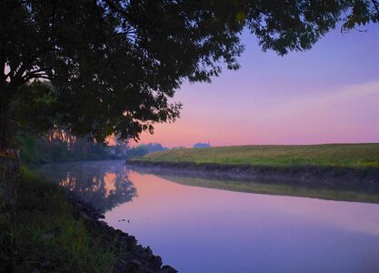 Landscape morgenstimmung river