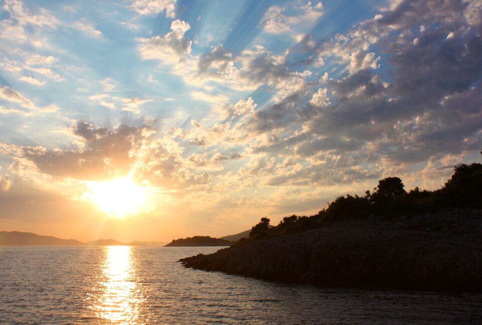 Sky croatia dalmatia photo