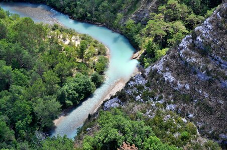 Gorge canyon turquoise water