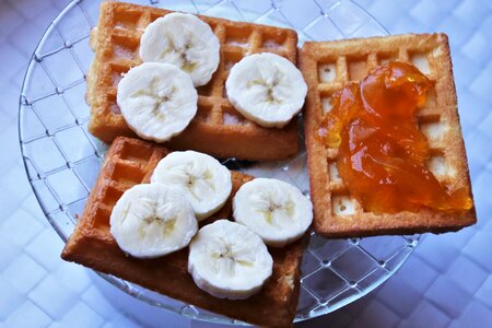 Dish nutrition waffle photo