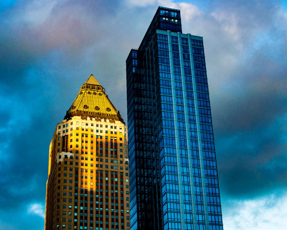 Skyscraper buildings modern