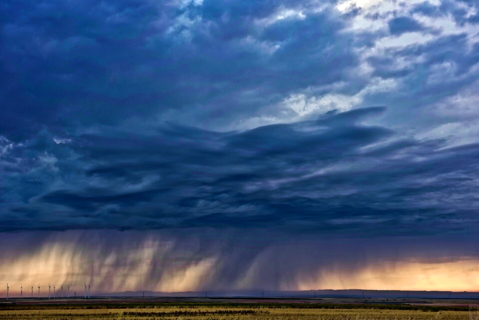 Nature blue clouds
