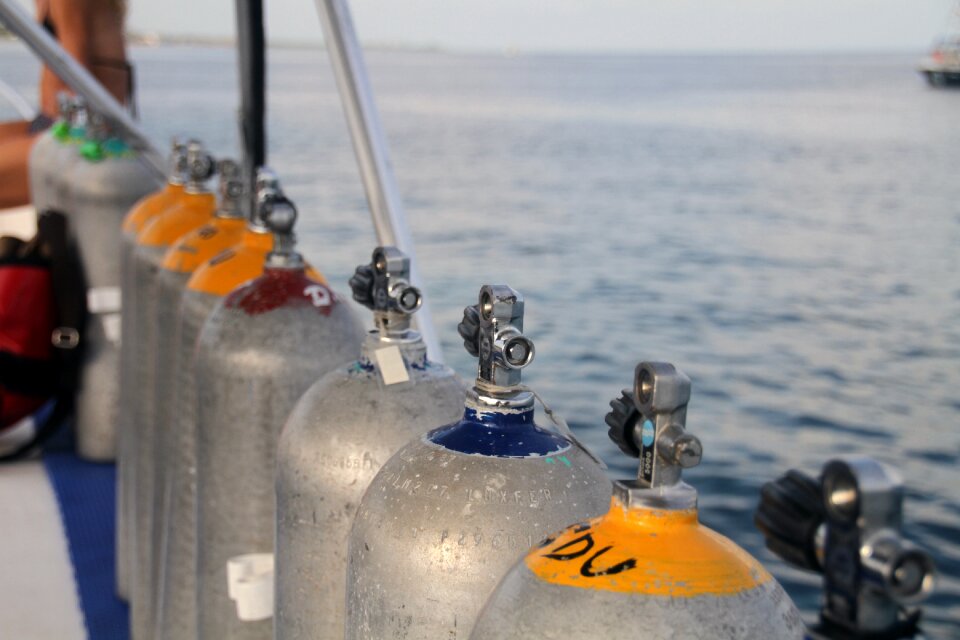 Oxygen underwater sport