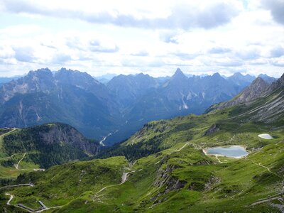 Mountain valley nature