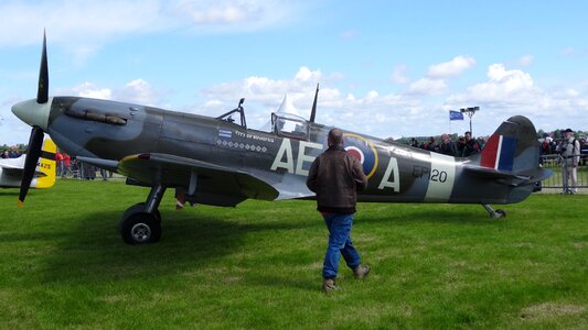 Spitfire flugshow airport