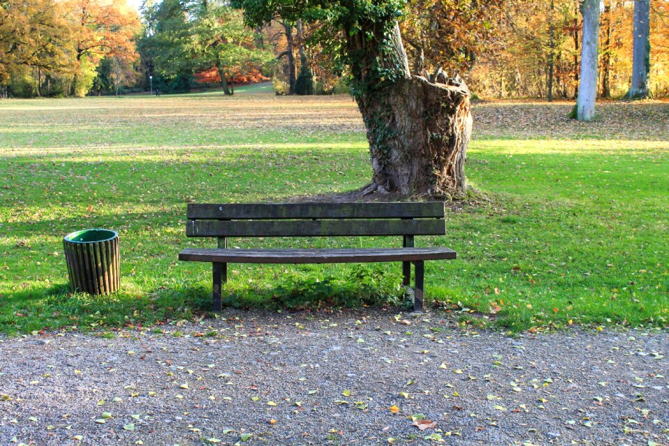 Landscape autumn seat