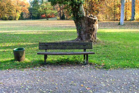 Landscape autumn seat