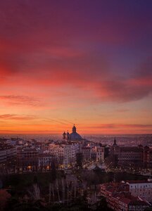 Madrid tones clouds photo