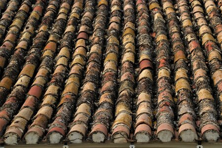Roofing tiles background photo