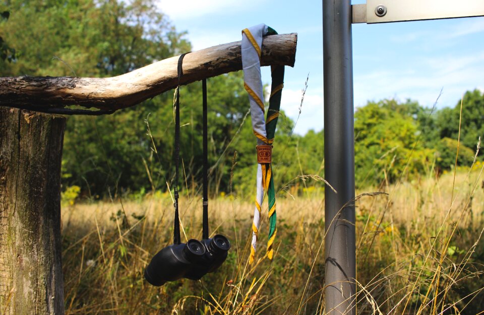 Binoculars scarf path finder