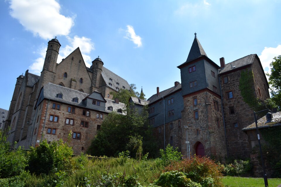Middle ages knight's castle fortress