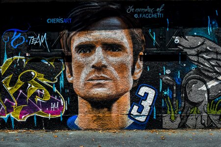 President graffiti street