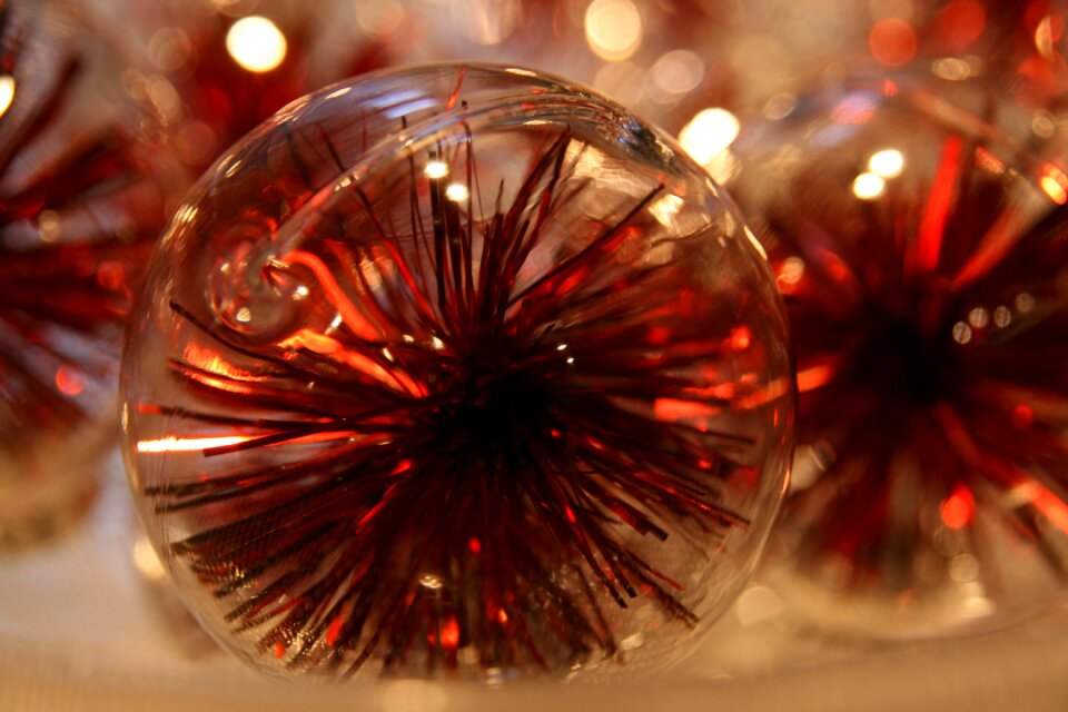 Red decoration christmas decorations