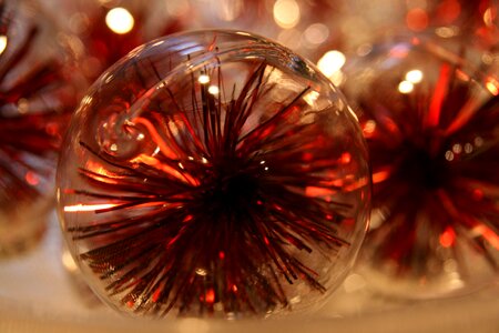 Red decoration christmas decorations photo