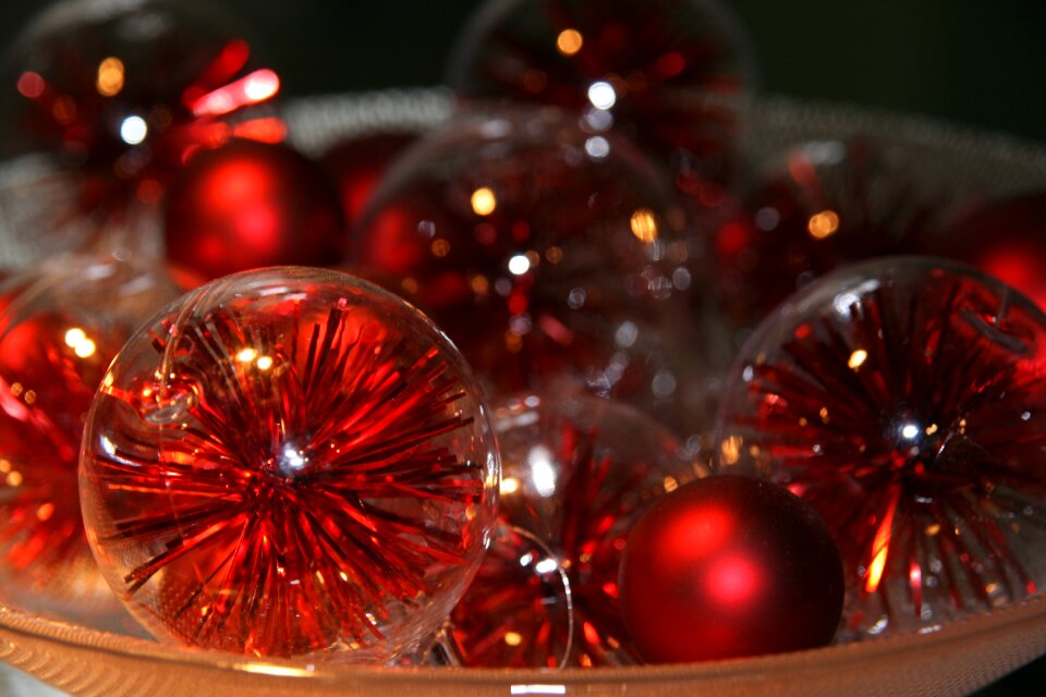 Red decoration christmas decorations
