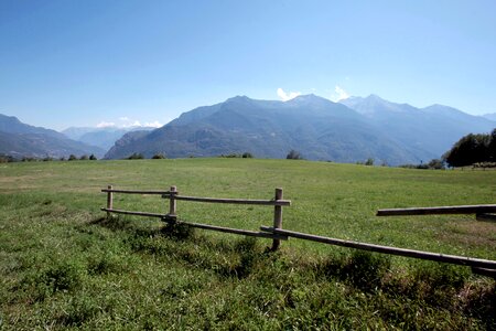 Blue clouds prato photo