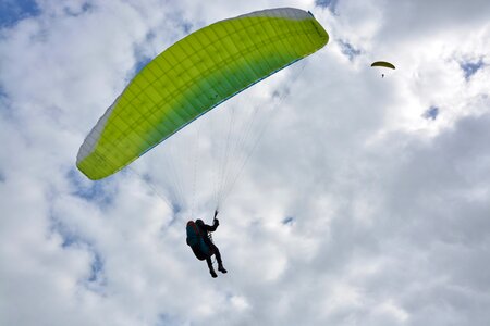 Sailing free flight sky