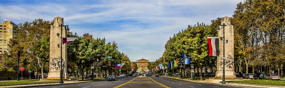 Road sky philadelphia